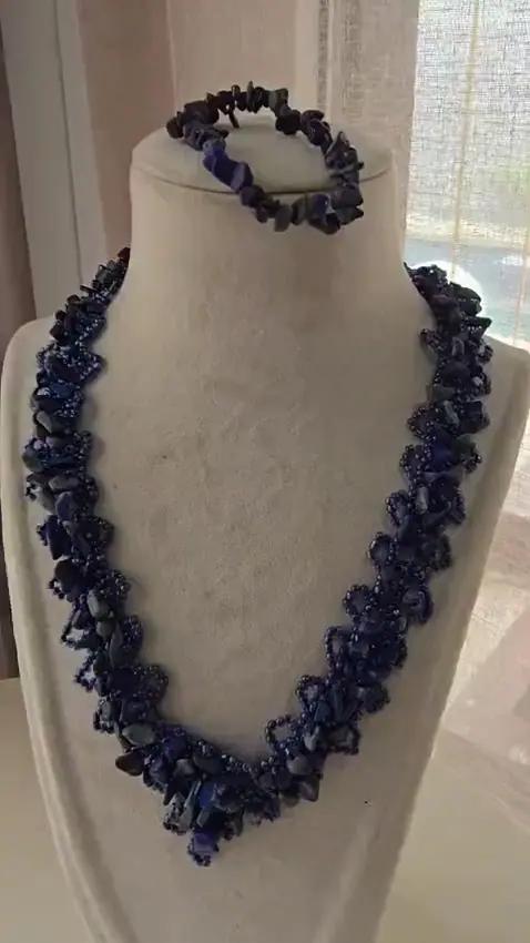 Collier avec Bracelet Lazuli - Colliers