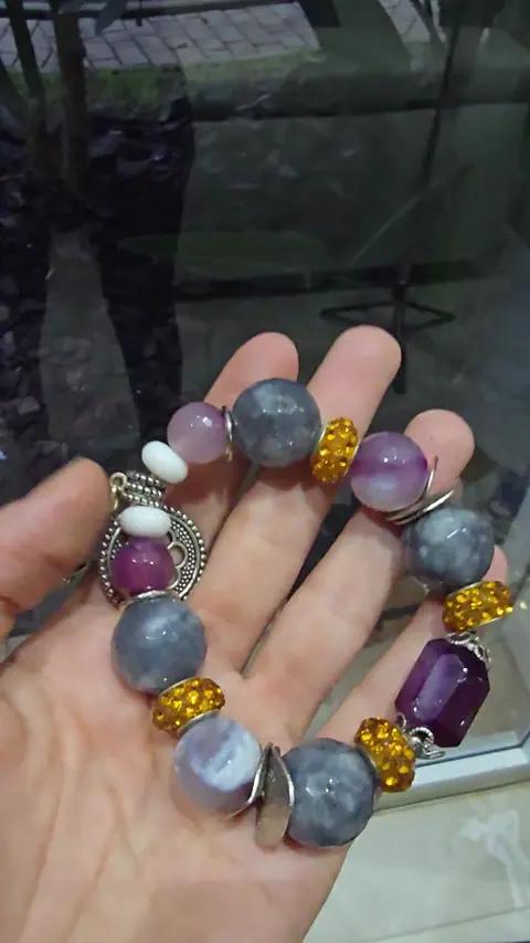 Bracelet Amethyste et Agate - Bracelets