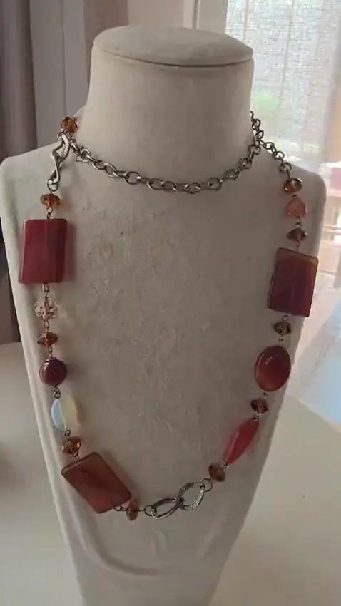 Sautoir Agate - Colliers