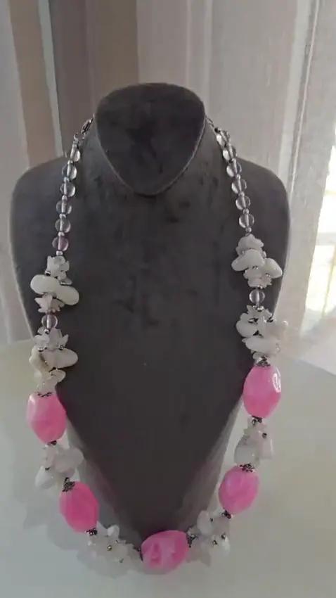 Collier Quartz et Bakelite - Colliers
