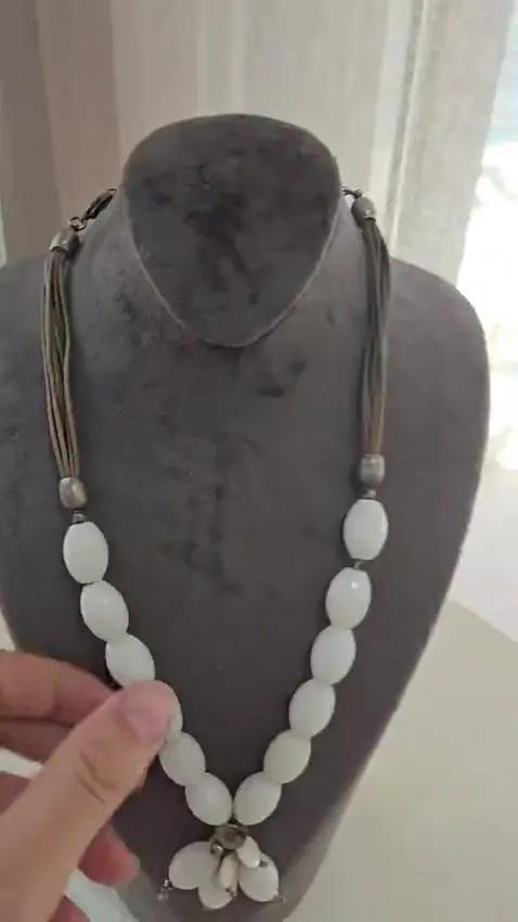 Collier Quartz blanc - Colliers