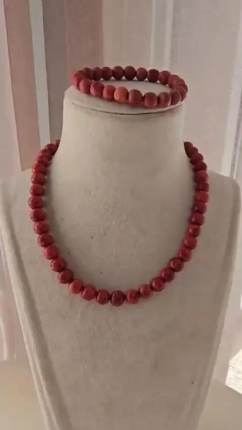 Collier et Bracelet Corail - Colliers