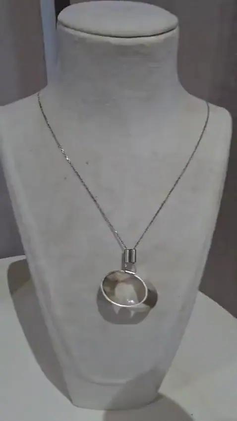 Sautoir en Argent et Perle - Colliers