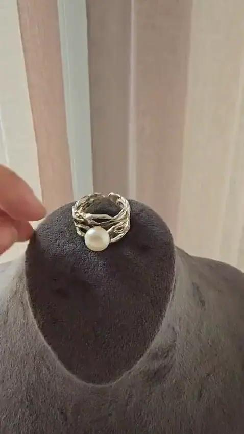 Bague perle et Argent - Bagues