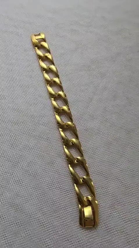 Bracelet en Acier Inoxidable doré - Bracelets