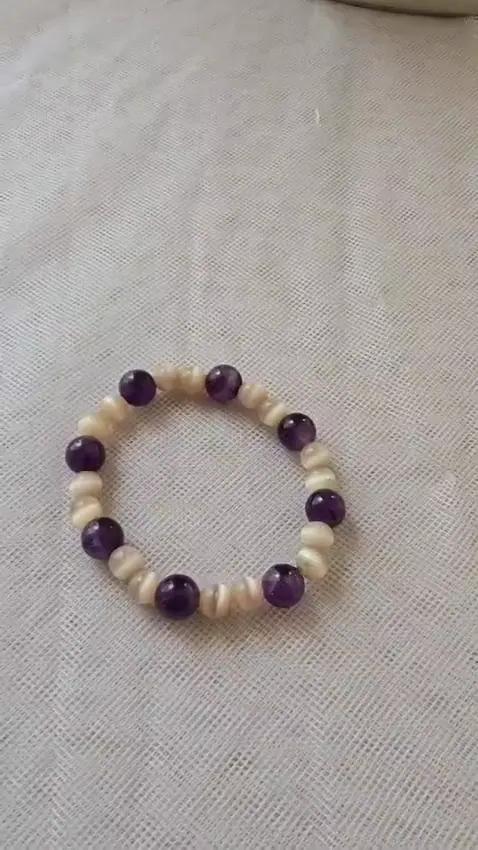 Bracelet Nacre et Amethyste - Bracelets