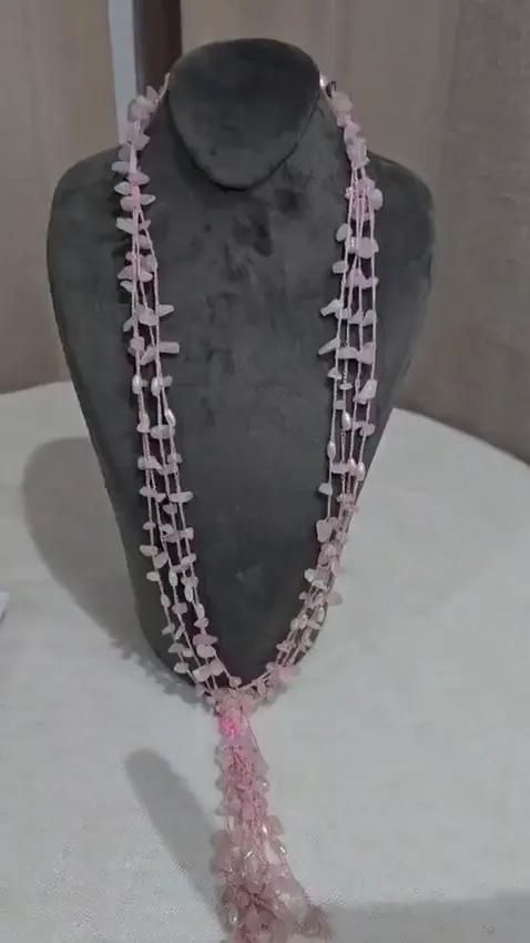 Collier Quartz Rose - Colliers