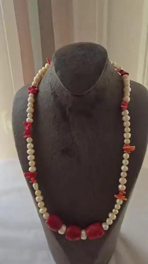 Collier Perles et Corail - Colliers