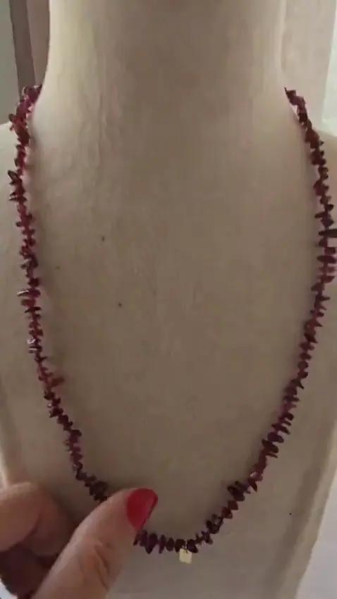 Collier Grenat - Colliers