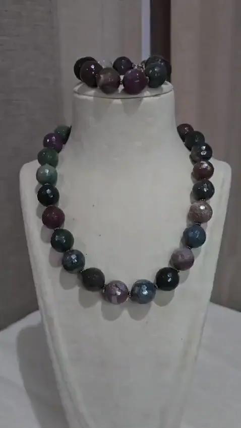 Collier et Bracelet Agate - Colliers
