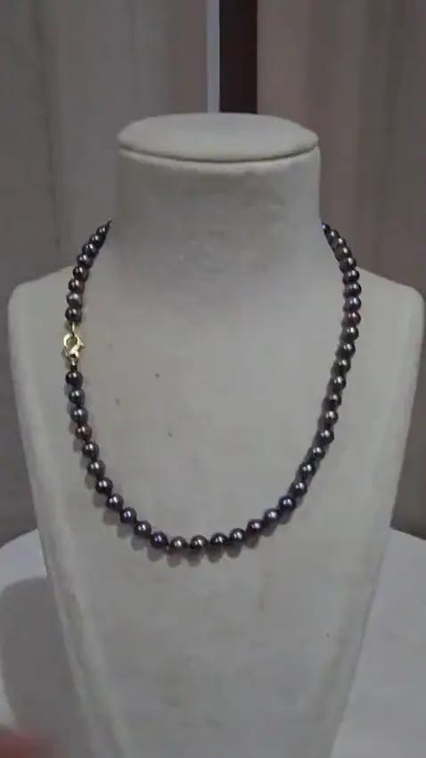 Collier Perles de Mer avec Fermoir en Or 18K - Colliers