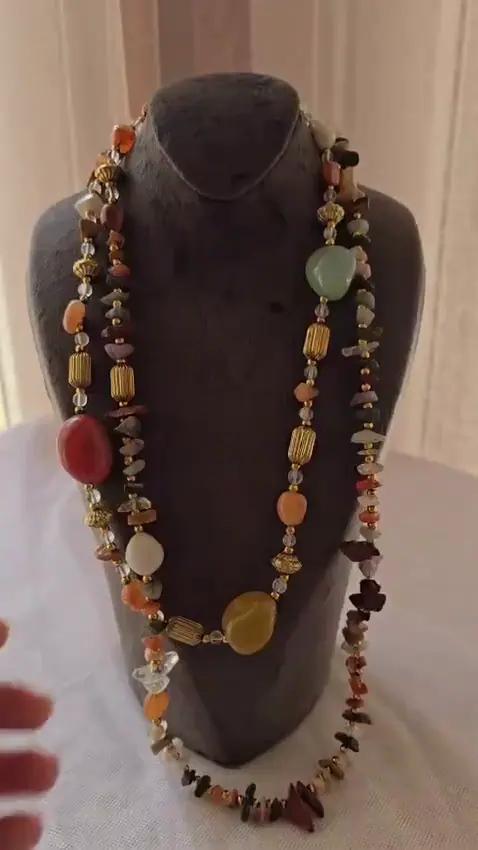 Sautoir Agate - Colliers