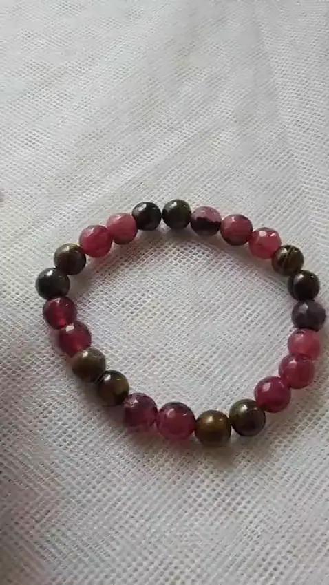 Bracelet Agate et Oeil de Tigre - Bracelets