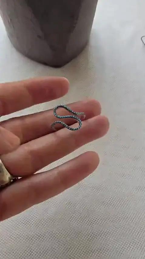 Bague Argent et Turquoise - Bagues
