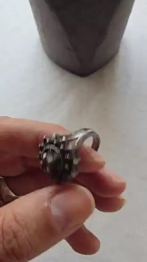 Bague Grenat et Argent - Bagues