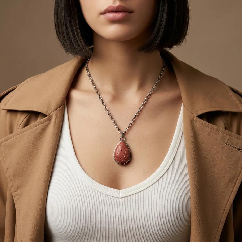 Collier Jaspe ou Corail - Colliers