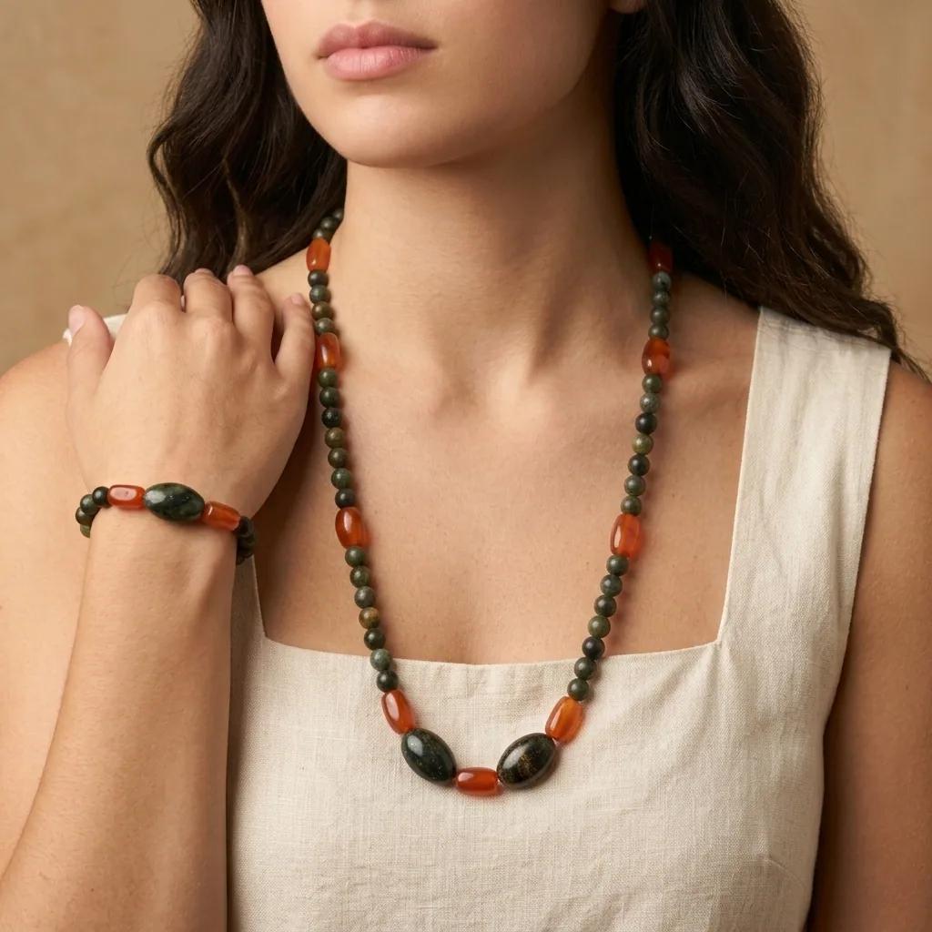 Collier et Bracelet Agate - Colliers