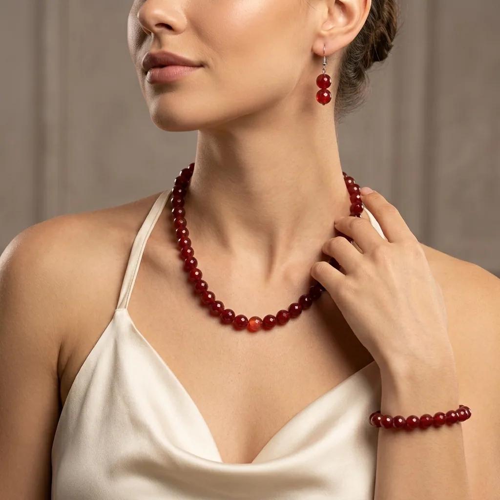 Ensemble Cornaline - Colliers