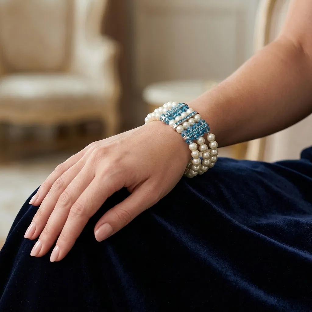 Bracelet Perles artificielles et Cristal - Bracelets