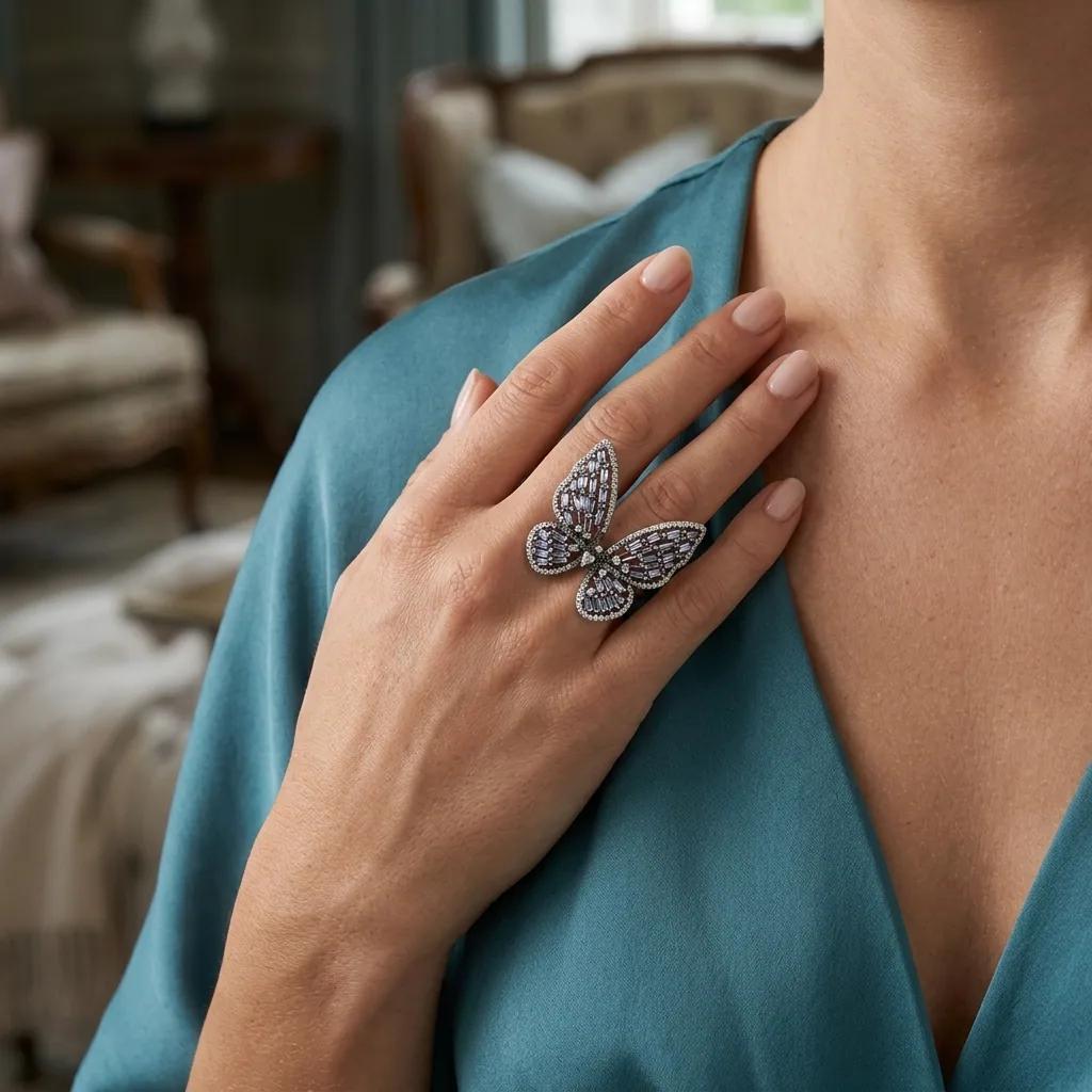Bague en Argent Papillon - Bagues
