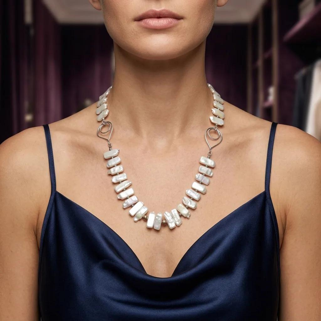 Collier Perle et Argent 925 - Colliers