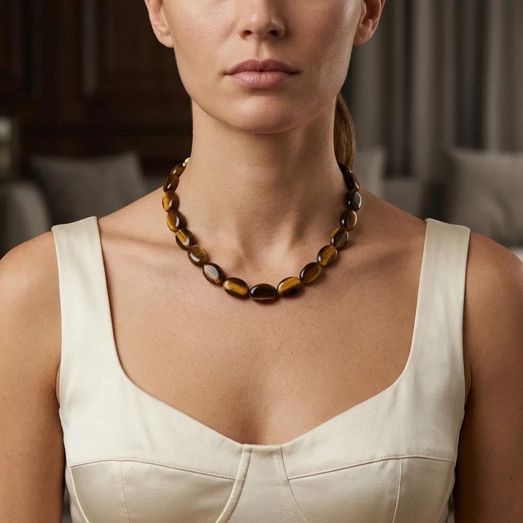 Collier Oeil de Tigre - Colliers