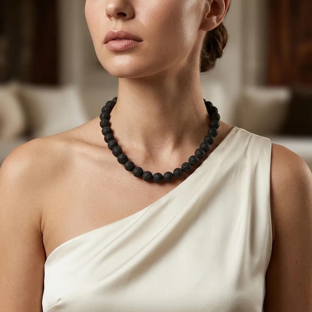 Collier Pierre de Lave - Colliers
