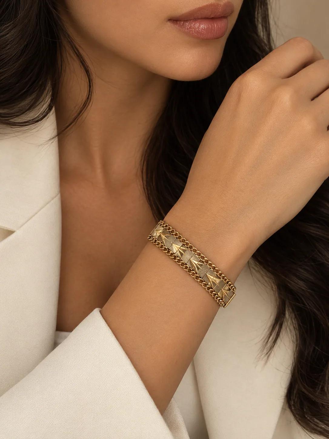 Bracelet Vintage Doré - Bracelets