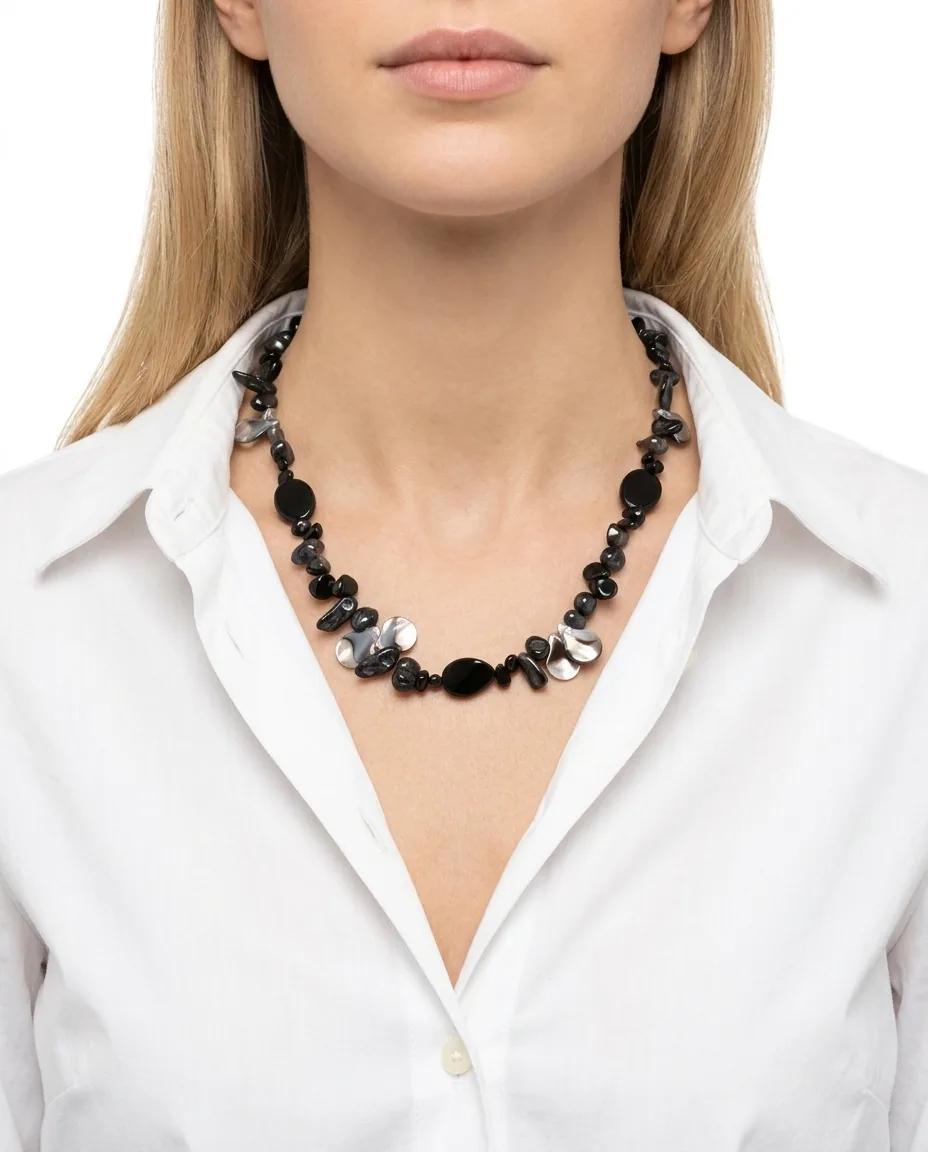 Collier Murano et Perles - Colliers