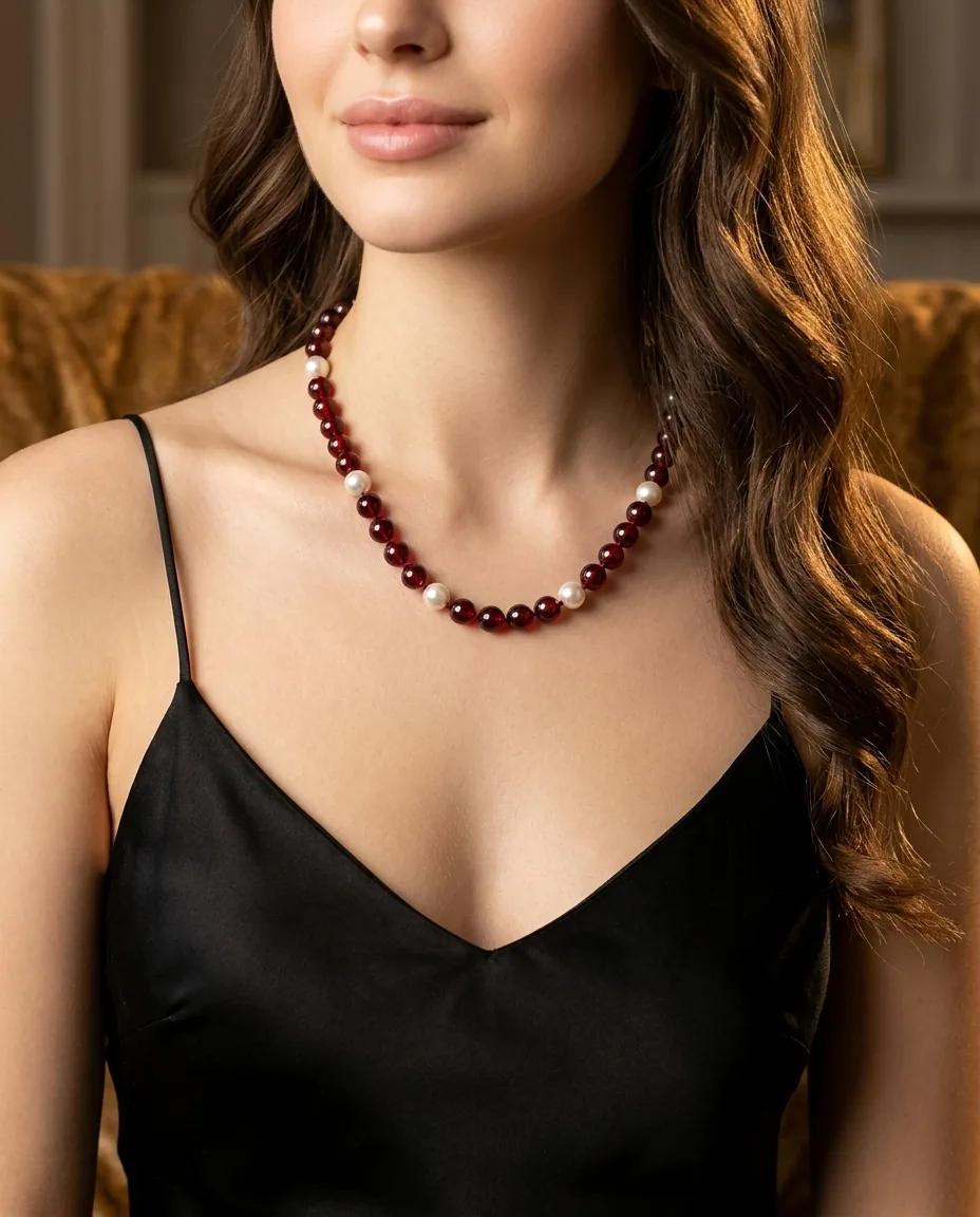 Collier Cornaline - Colliers