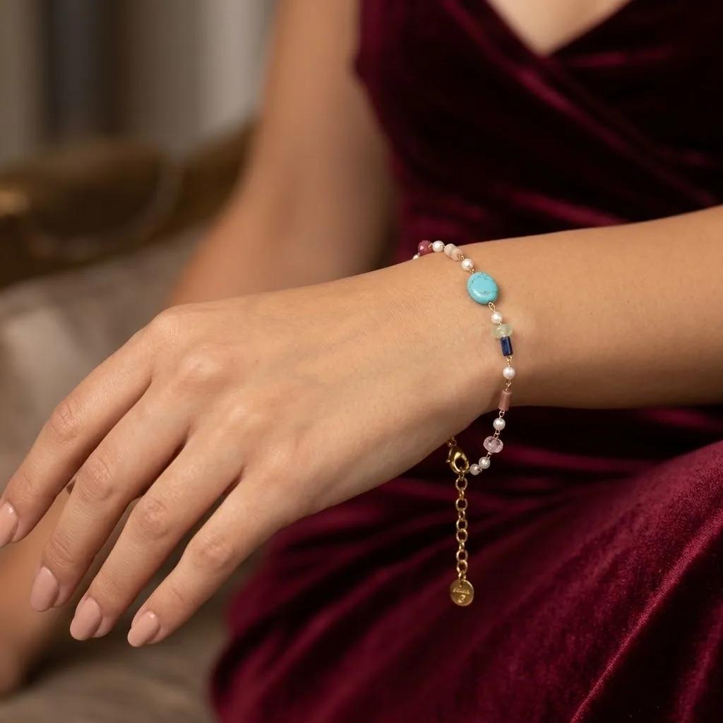 Gourmette Turquoise - Bracelets