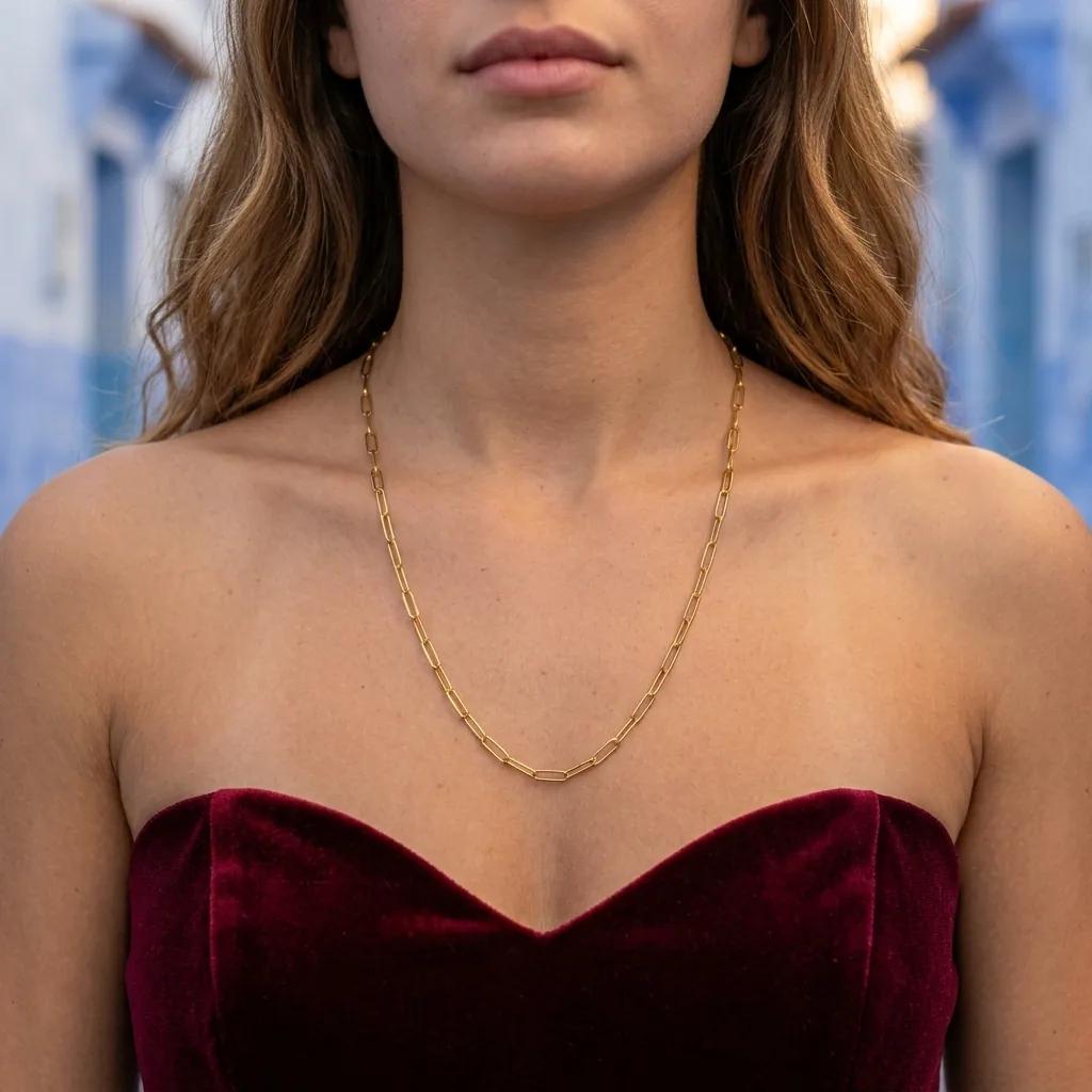 Collier Plaqué Or - Colliers