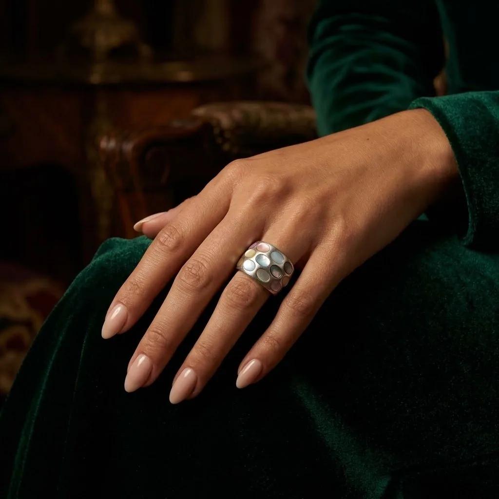 Bague Argent et Nacre - Bagues