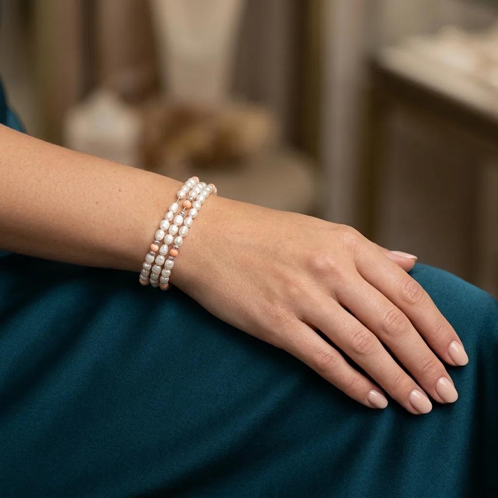 Bracelet Perles et Corail - Bracelets