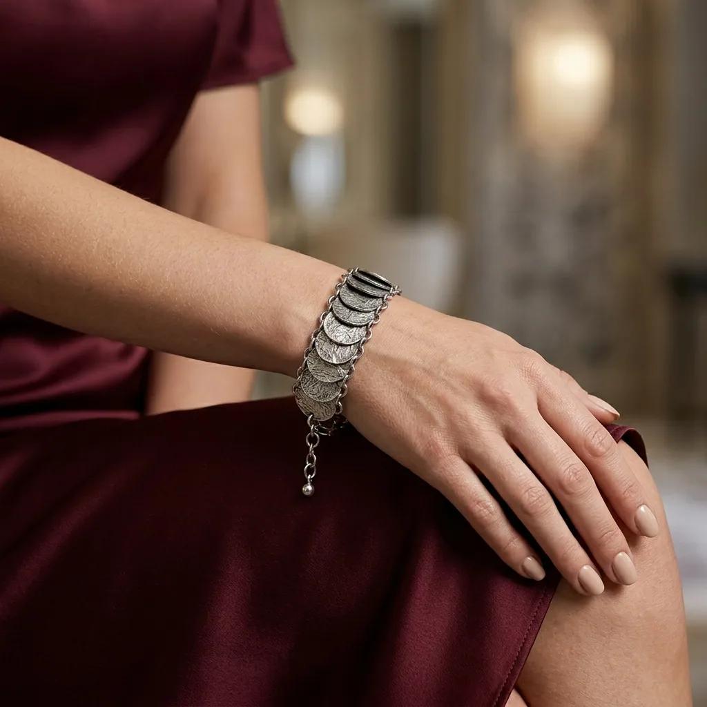 Bracelet en metal Argenté - Bracelets