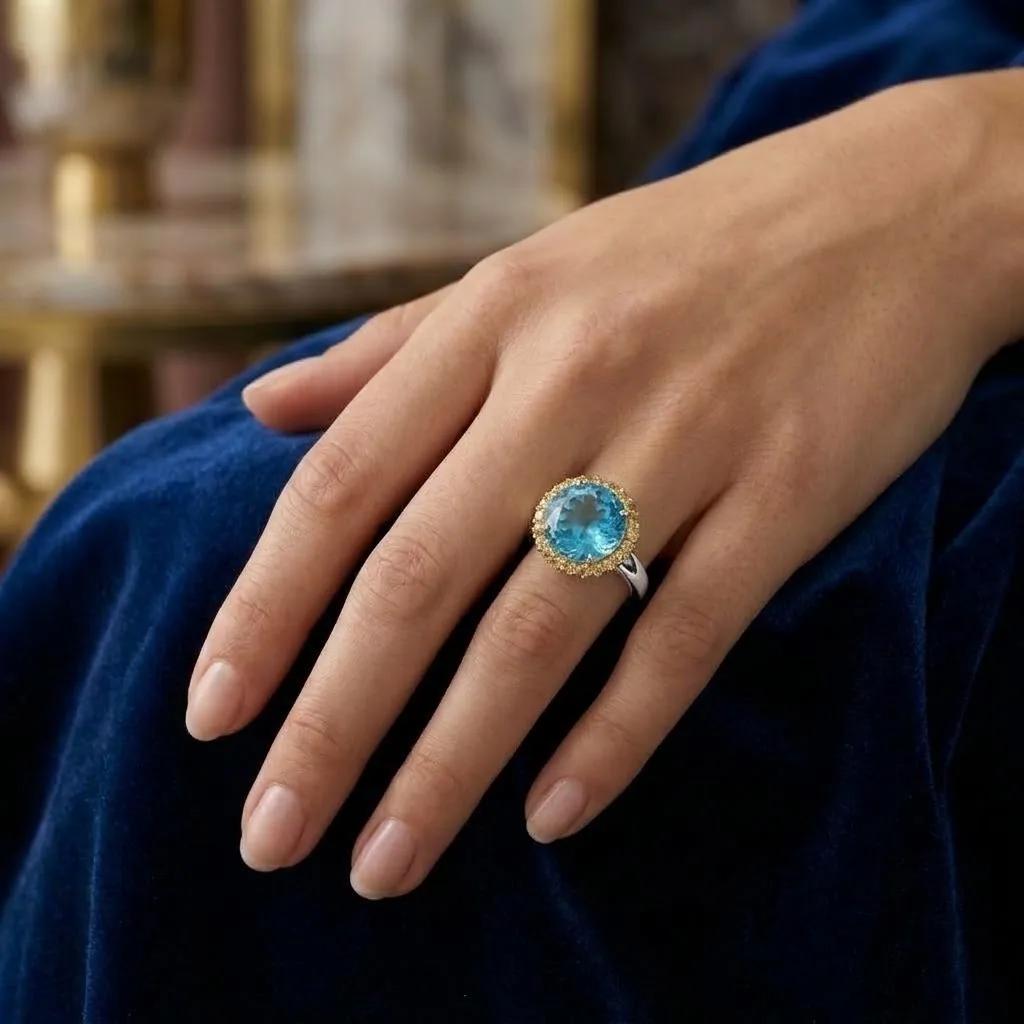 Bague Topaz et Argent - Bagues